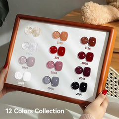 GELLEN colors swatches showcase the full shade range for creative manicures