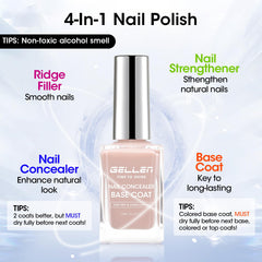 GELLEN brush application demonstrates smooth, quick-dry base coat performance.