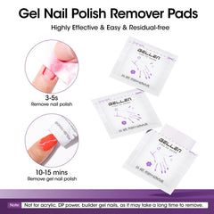 Gellen alcohol wipes cleaning for nails prep and residue removal