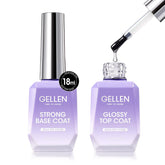 GELLEN base coat 18ml bottle for strong adhesion on gel and natural nails.