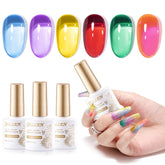 GELLEN Bright Neon Gel Polish pack showcases bold neon shades for striking nails.