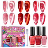 GELLEN cat eye kit magnet tool creates bold gradient effect on nails.