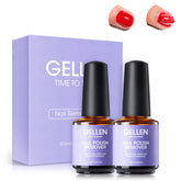 GELLEN gel nail polish remover two-pack front view for easy at-home use
