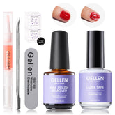 GELLEN gel polish remover kit box front with tools for at-home removal