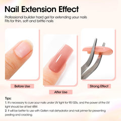 GELLEN 20 nail forms kit for precise sculpting.