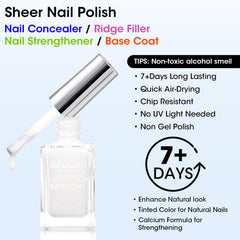 GELLEN nail strengthener with calcium boosts help strengthen nails.