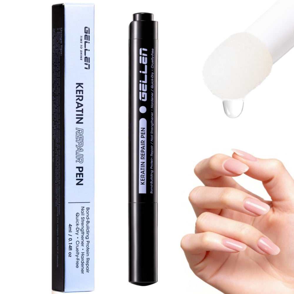 GELLEN Nail Strengthener Pen packaging shown for easy, mess-free use.