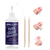 GELLEN press-on nail remover with needle applicator for precise glue removal.
