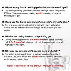 GELLEN smooth-texture nail art gel offers high opacity in a single stroke