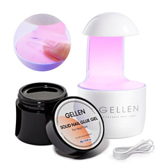 GELLEN solid nail glue gel bottle close-up ready for precise application