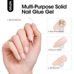 GELLEN solid nail glue sticks-in-package for precise tip placement