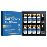 Gemächlic h Zu Hause 5% Minoxidil bottle supports targeted regrowth during daily routine.