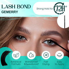 GEMERRY Lash Bond Seal packaging close-up highlights value