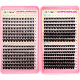 GEMERRY Lash Clusters 40D for a light, natural look at home.