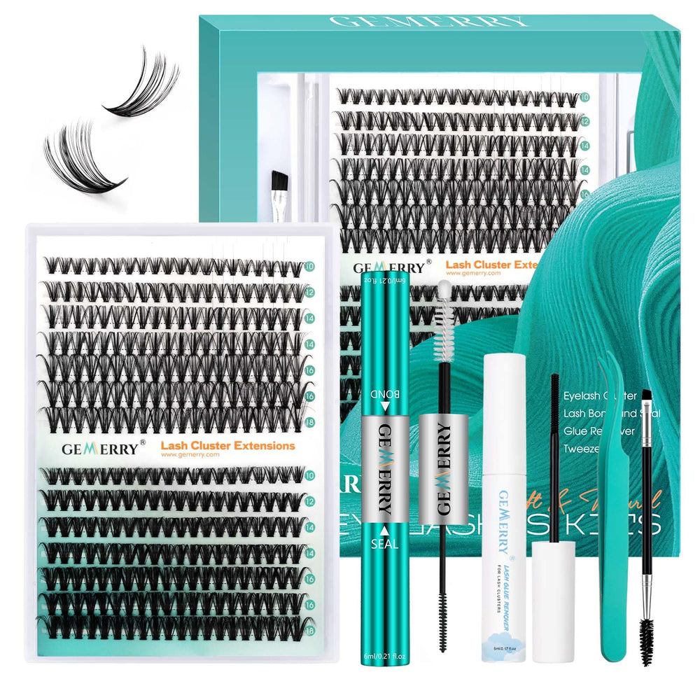 GEMERRY lash extension kit 30D+40D; customizable natural-volume lashes for daily wear.