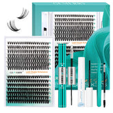 GEMERRY lash extension kit 30D+40D; customizable natural-volume lashes for daily wear.