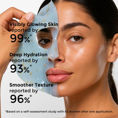 GEMSKIN hyaluronic-acid-hydration mask provides long-lasting moisture for dry skin.