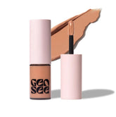 Gen See Mixed Media Matte Liquid Eyeshadow Melon 06 swatch provides rich color and smooth blending.
