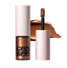 Gen See Mixed Media Metallic Liquid Eyeshadow Bronze Age for radiant, long-lasting eye glow