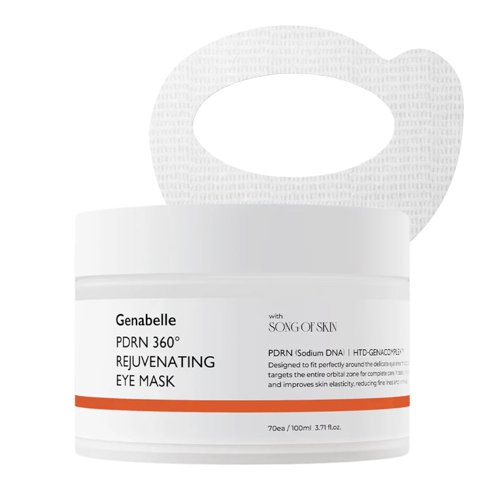 Genabelle PDRN 360° Eye Mask covers full eye area for hydration and firming