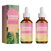 Generic Cyperus Rotundus oil bottle top view for easy application.