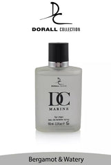 Generic DC Marine bottle cap close-up, premium packaging detail