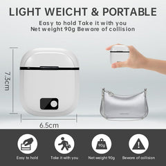 Generic Electric Nail Clipper debris collector keeps surfaces clean.