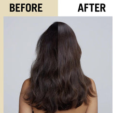 Generic Gliss Night Elixir overnight-application shows prepping hair before sleep for morning manageability.