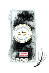 Generic Premade Wispy Fans spikes lash extensions for dramatic volume and eye-opening results.