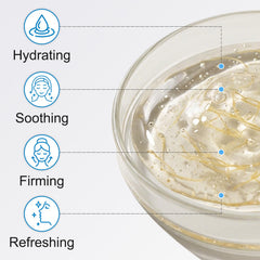 Generic Silk Peptide Lifting Ampoule closeup reveals serum texture for quick absorption.