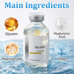 Generic Silk Peptide Lifting Ampoule packaging highlights compact 50ml size for travel skincare.