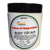 Generic Tallow & Magnesium Body Butter jar close-up for dry skin hydration