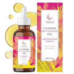 Generic Velare Cyperus Rotundus Oil bottle close-up for premium skin care.