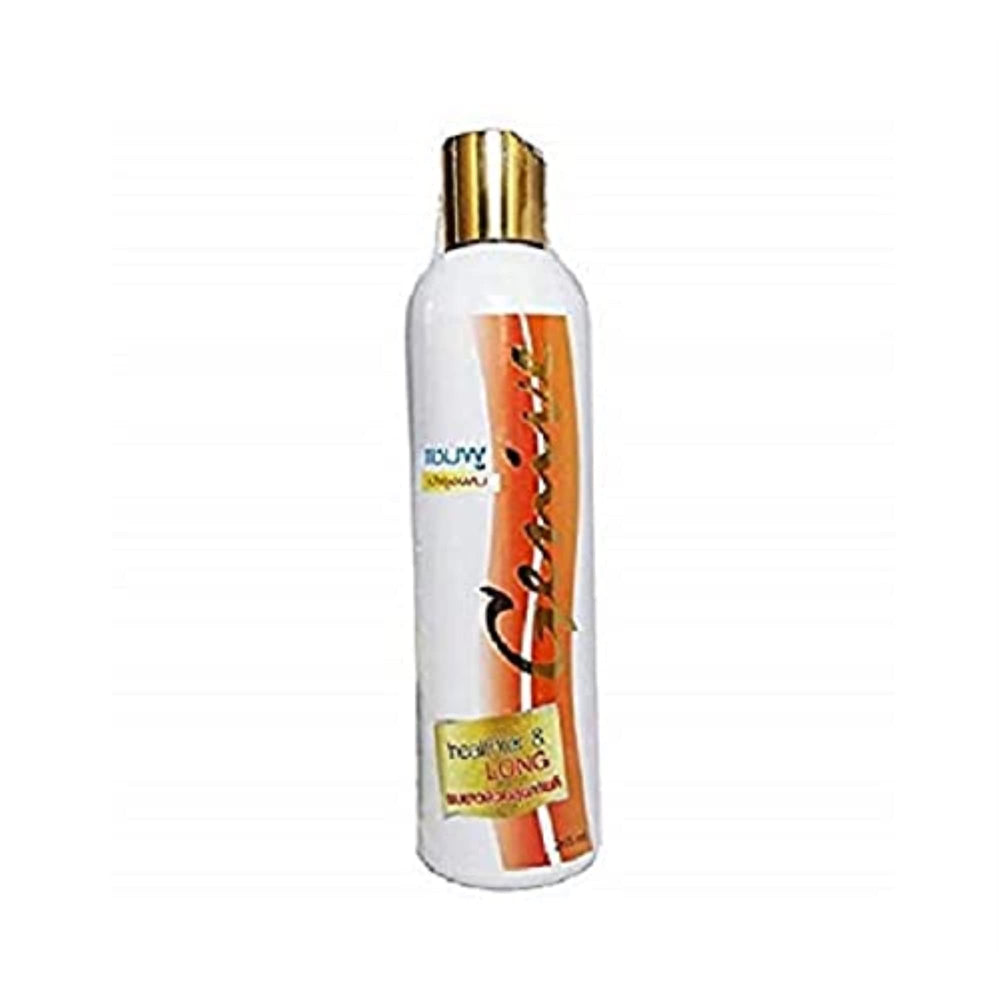 Genive sulfate-free shampoo bottle pour for gentle cleansing and scalp nourishment for growth
