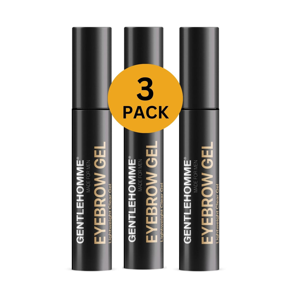 Gentlehomme Eyebrow Gel bottle and brush for precise application.