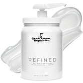 Gentlemen Republic 64oz pump bottle enables mess-free daily grooming.