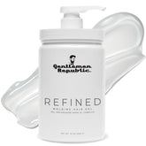 Gentlemen Republic Refined Gel pump bottle for easy styling and lasting hold.