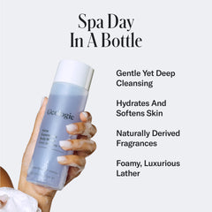 Geologie Hana Superclean rich lather close-up showing thorough cleansing