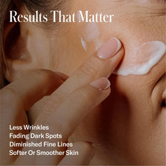 Geologie Retinol Night Cream ingredients list highlighting 0.1% retinol and niacinamide.