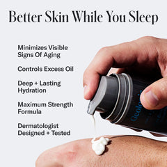Geologie Sensitive Skincare Set dark circle eye cream reduces puffiness.