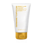 Germaine de Capuccini Perfect Forms Phytocare Oil Tonic Scrub bottle label close-up focusing on exfoliation benefits