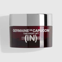 Timexpert Lift Supreme Definition cream swirl illustrating rich hydration for smoother skin.