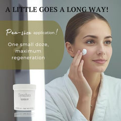 Gernetic Synchro Cream dispensing action demonstrates easy daily use.