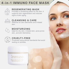 Gernetic IMMUNO application image shows ultra-thin layer for pore-purifying care.