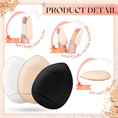 Gerrii soft sponge texture ensures gentle application on delicate facial skin.