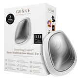 GESKE SmartAppGuided mask front view with warm and cool massage for skin comfort