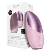 GESKE SmartAppGuided Sonic Thermo Facial Brush close-up bristles delivering deep cleansing