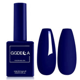 GGDECA royal blue gel nail polish bottle shows true color for precise application.