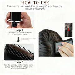 GGleerite built-in comb smoothing hair for even color