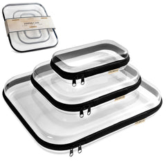Gharges clear small case – compact makeup organizer with quick access and spill prevention.
